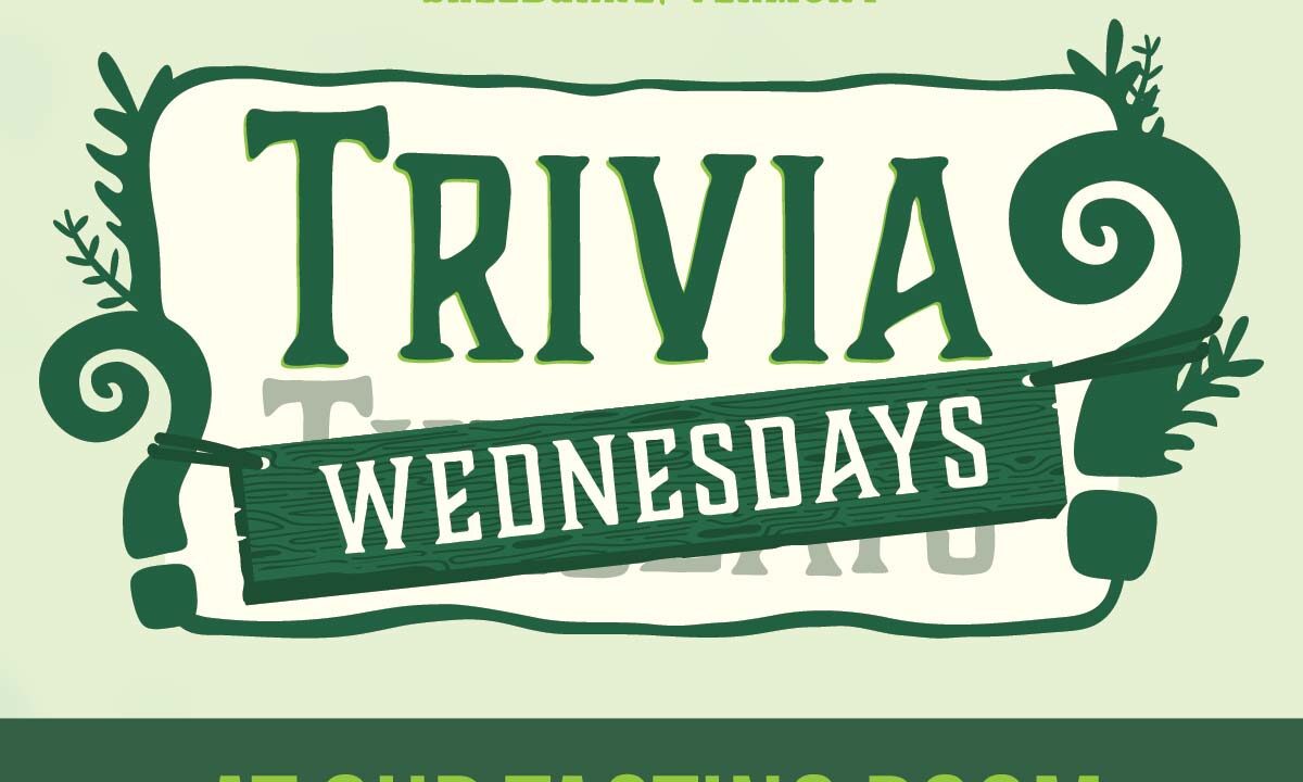 Trivia Wednesdays at our Tasting Room